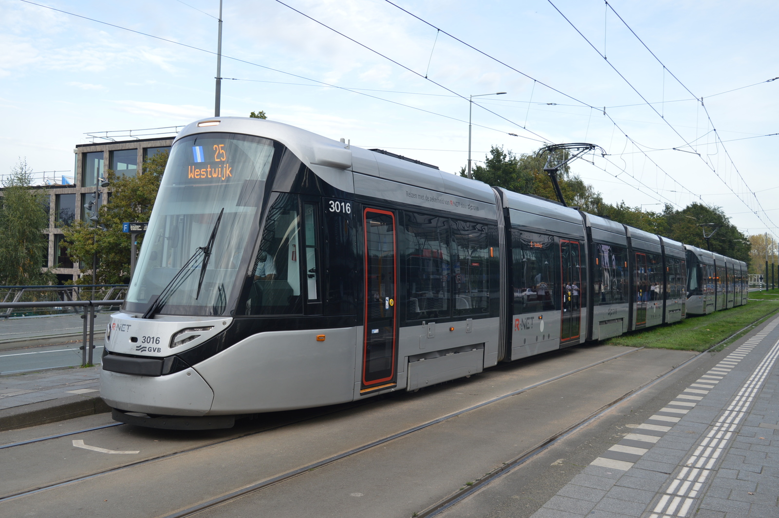 Foto van GVB 15G-tram (Urbos) 3016