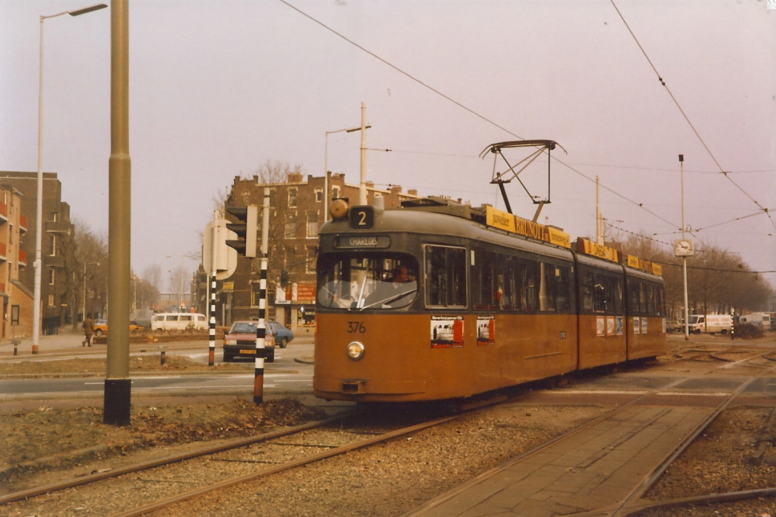 Foto van RET Rotterdamse Düwag GT8 376