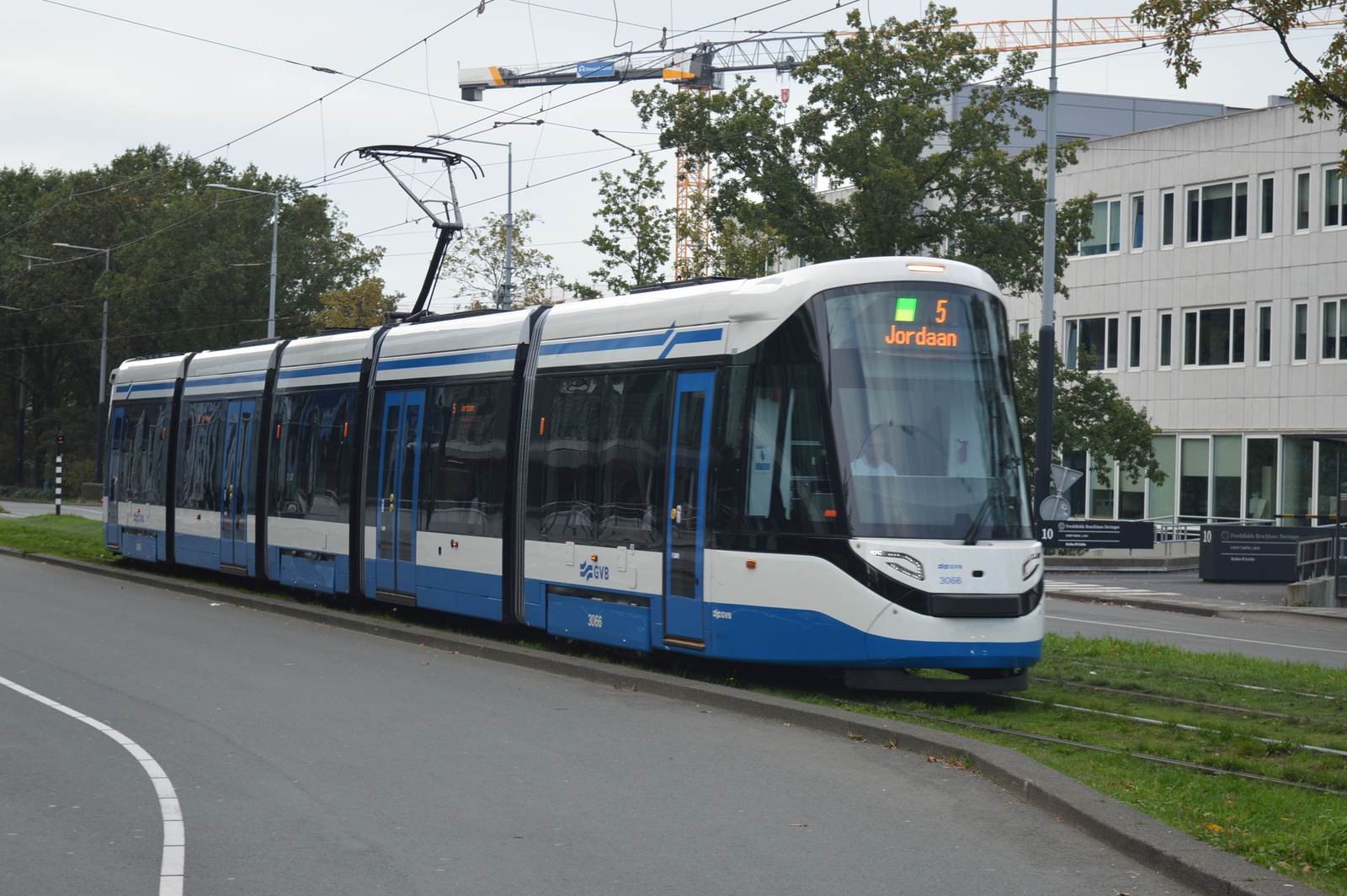 Foto van GVB 15G-tram (Urbos) 3066