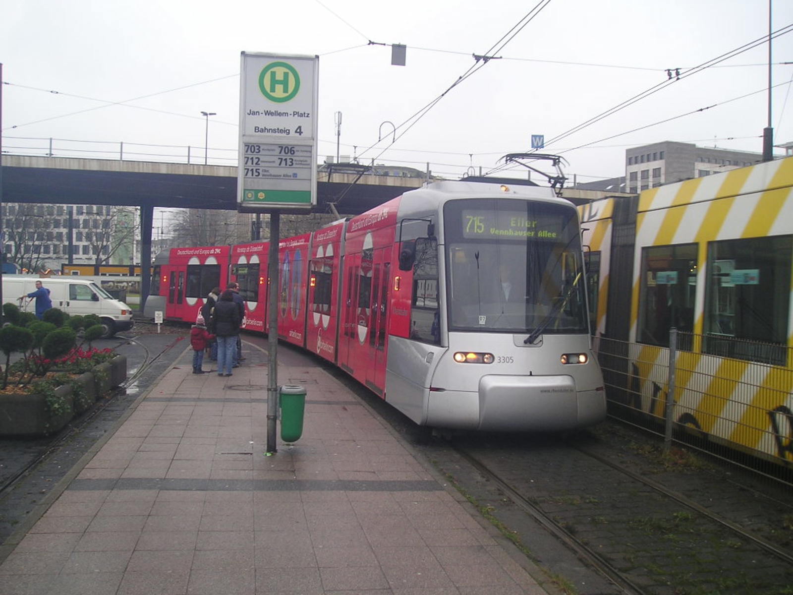 Foto van Rheinbahn NF8U 3305