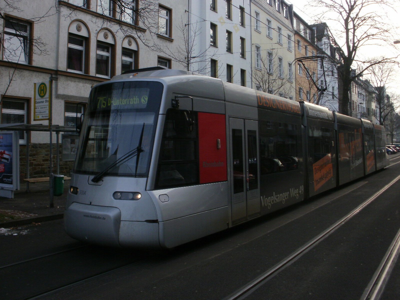 Foto van Rheinbahn NF8U 3304