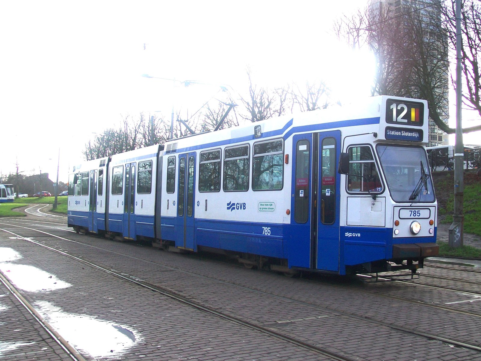 Foto van GVB 9- & 10G-tram 785