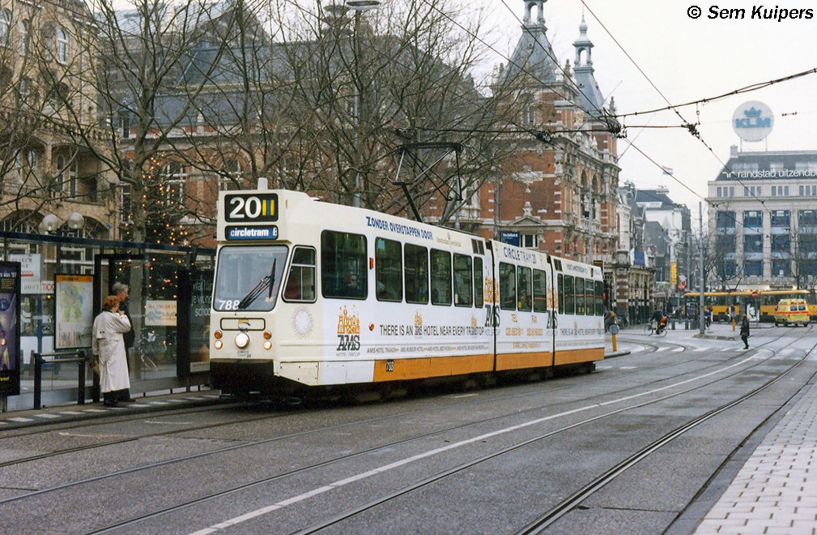 Foto van GVB 9- & 10G-tram 788